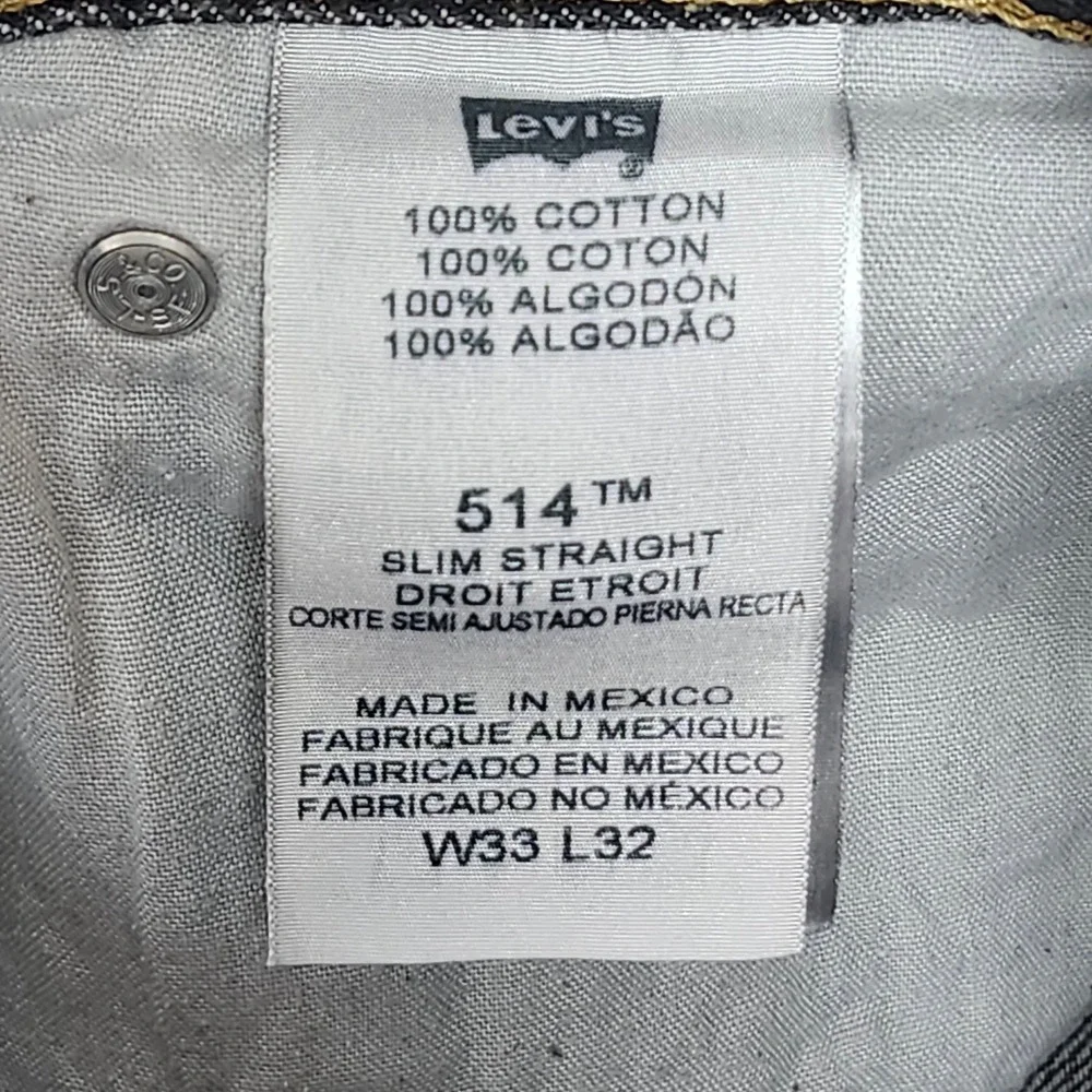 Levis 514 Black Denim Thrashed Jorts Cutoff Shorts Frayed Grunge Y2K W33 In 11
